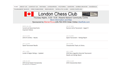 Desktop Screenshot of londonchessclub.ca